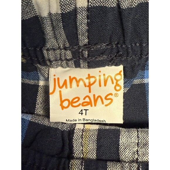 Toddler Boys Shorts Jumping Beans Elastic Drawstring Waistband Plaid Sz 4T New - Picture 10 of 11